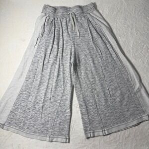 Free People Movement Oversized Wide Leg Sweatpants Heather Grey Lounge Size M